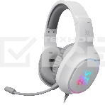 Гарнитура Defender Fury белый, проводная, подсветка, фото 1