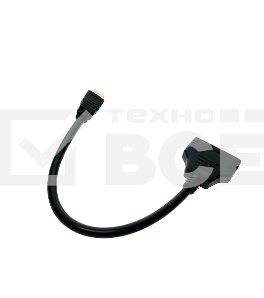Переходник Espada Видеоадаптер HDMI 19M to 2*HDMI 19F 25cm (EHDMIM2xHDMIF25) Разветвитель