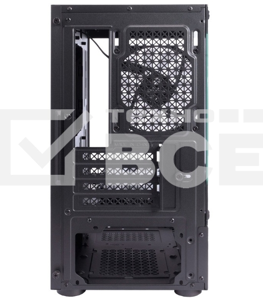 Корпус 1STPLAYER MIKU Mi2-A Black / mATX / 3x120mm LED fans / Mi2-A-BK-2F1R-1F1