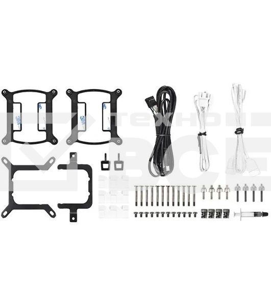 Система водяного охлаждения Thermaltake TH420 V2 Ultra Snow Edition ARGb Soc-AM5/AM4/1151/1200/1700 белый 4-pin 34.7dB Al+Cu LCD Ret (CL-W407-PL14SW-A)