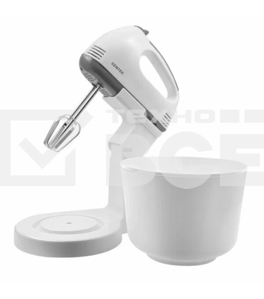 Миксер Centek CT-1113 белый/серый