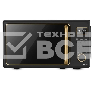 Микроволновая печь Centek CT-1565 черный, 20 л, 700 Вт, переключатели - кнопки, поворотный механизм