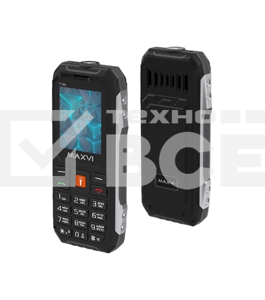 Мобильный телефон Maxvi T100 черный