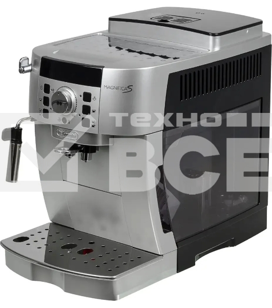 Кофемашина автоматическая DeLonghi ECAM 22.110.SB серебристый, исп. кофе - молотый/зерновой, 1.8 л, 1450 Вт, 15 Бар.