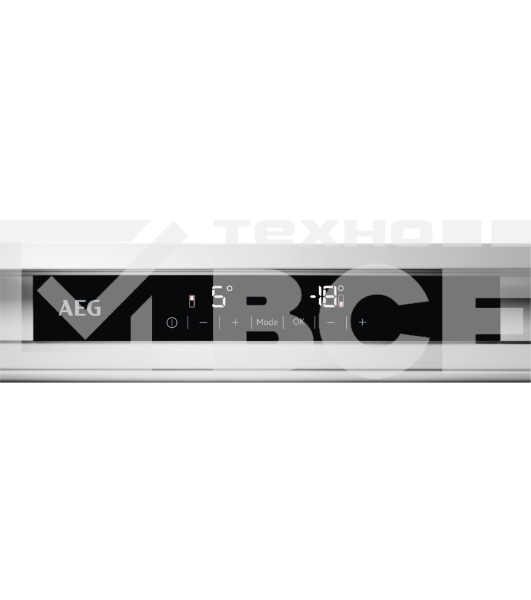 Встраиваемый холодильник AEG SCE819E5TS 2-хкамерн. белый