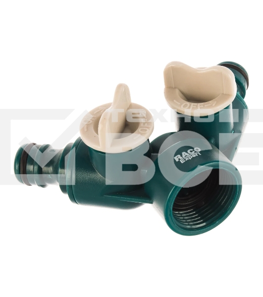 Шланги Распределитель двухканальный RACO 'Original' (резьба внешняя-наконечник), 3/4' 4250-55255C