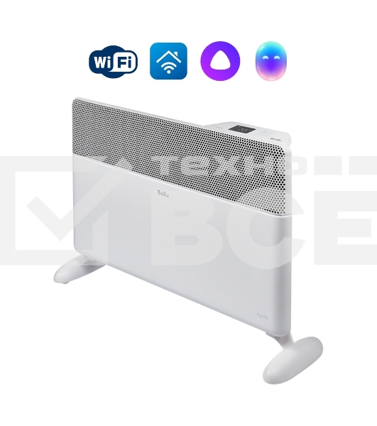 Конвектор электрический Ballu Apollo Transformer BEC/ATI-1500 белый, 1500 Вт, 20 м2, термостат, дисплей