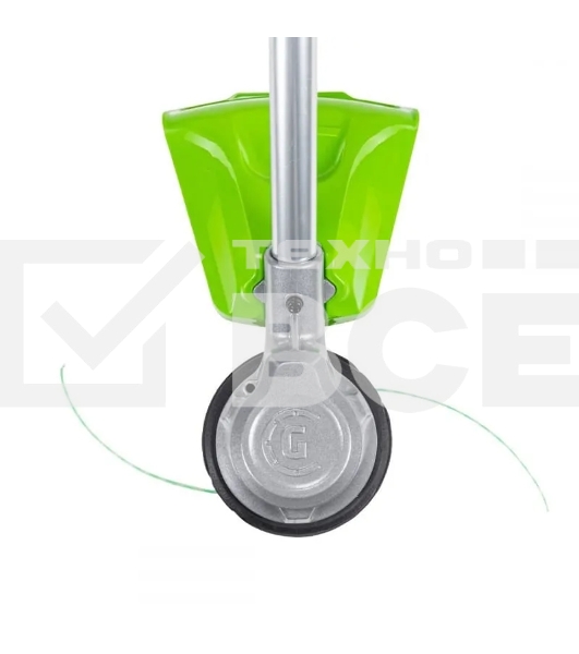 Триммер аккумуляторный GreenWorks GD82LTk5, 82V, 40 см, бесщеточный, с 1хАКБ 5 Ач и ЗУ (2110607UB)