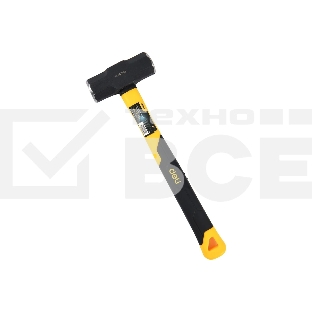 Кувалда Deli DL447003 1,36кг, рукоятка из высокопрочного стекловолокна