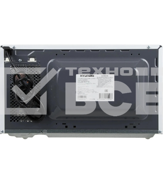 Микроволновая печь Hyundai HYM-M2059 белый, 20 л, 700 Вт, переключатели - поворотный механизм