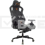 Кресло игровое Knight TITAN черный ромбик эко.кожа с подголов. крестовина металл, фото 1