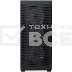 Компьютерный корпус HSPD M520, Mesh Mid Tower, черный, slide TG, 0.45 SPCC, 4x120мм ARGb ATX, mATX, mITX 160/330/184мм 2x2.5