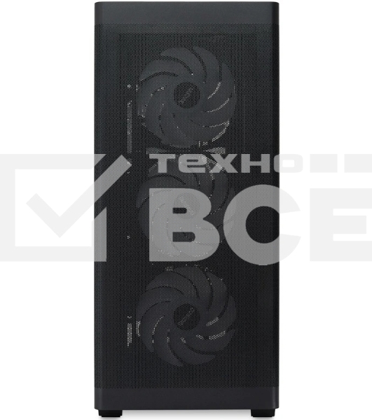 Компьютерный корпус HSPD M520, Mesh Mid Tower, черный, slide TG, 0.45 SPCC, 4x120мм ARGb ATX, mATX, mITX 160/330/184мм 2x2.5