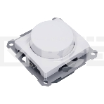 Светорегулятор (диммер) SE Glossa белый, повор-нажим, LED, RC, 400 Вт, мех., фото3