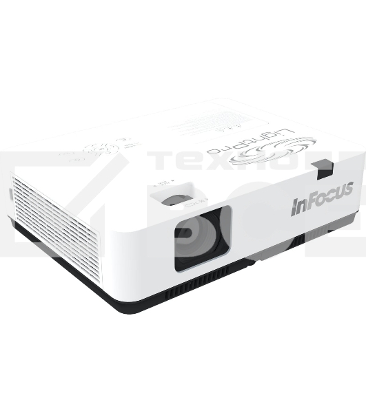 Проектор INFOCUS IN1049 3LCD, 5000 lm, WUXGA, 1.371.65:1, 50000:1, (Full 3D), 16W, 2хHDMI 1.4b, VGA in, CompositeIN, 3,5 мм audio IN, RCAx2 IN, USB-A, VGA out, 3,5 audio OUT, RS232, Mini USB B serv, RJ45, 3,3 кг