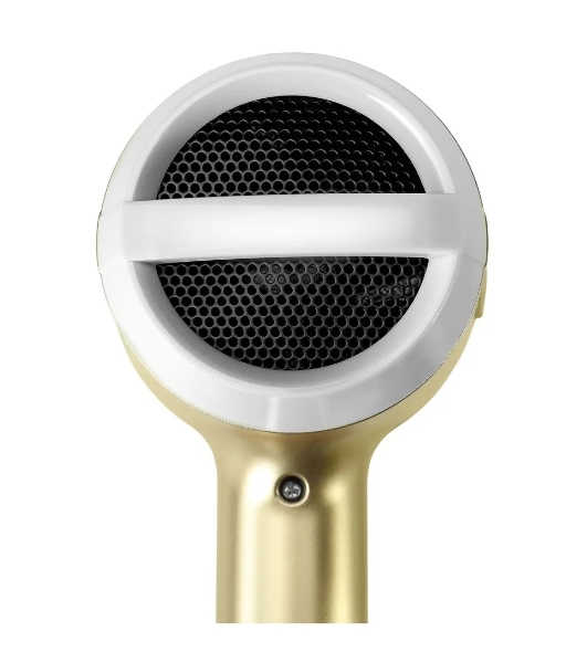 Фен Hyundai H-HDI0770 шампань, 1800 Вт, компактный, ионизация