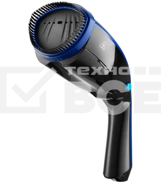 Отпариватель Kitfort КТ-987 черный/синий, 1200 Вт, 12 г/мин, 100 мл