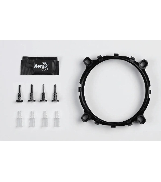 Кулер для процессора AeroCool/Formula Verkho 2 серебристый, 90 мм, алюминий/медь, 2000 об/мин, 25 дБ, 4 pin, 110 Вт, 125 мм