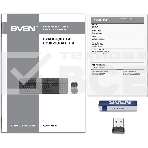 Комплект беспроводной SVEN KB-C3400W клавиатура+мышь, фото5