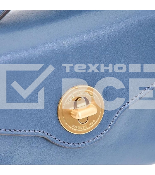 Сумка женская The Bridge Irene 04520501/KP голубая натур.кожа