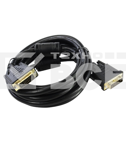 Кабель 5bites APC-096-020 DVI M / DVI M (24+1) double link, зол.разъемы, ферр.кольца, 2м.