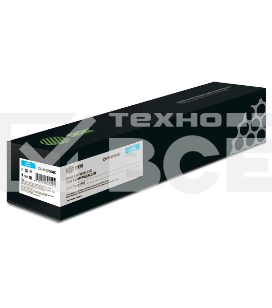 Картридж лазерный Cactus CS-PH7800C (106R01570) голубой (17200 стр.) для Xerox Phaser 7800
