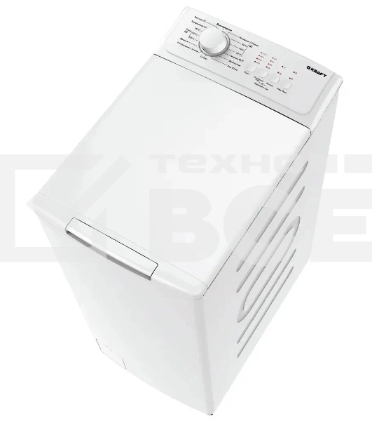 Стиральная машина Kraft KF-UME7202W белый, загрузка вертикальная 7 кг, 1000 об/мин., класс: А+++