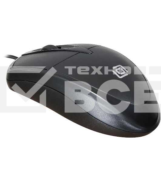 Мышь Oklick 125M черный оптическая (1200dpi) USB (2but)