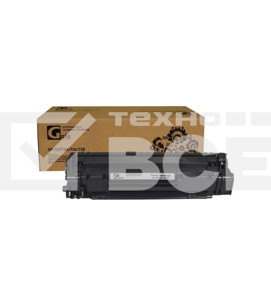 Картридж лазерный GalaPrint GP-CE278X/726/728 чёрный (2300 стр.) для HP LJ Pro P1560/P1566/P1600/P1606dn/M1536 Canon i-Sensys MF4410/4420/4430/4450/4550d/4570d/4580dn/4870dn/D520/LBP-6200D