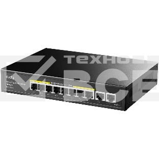 Коммутатор Cudy GS1010PE (L2) 10x1Гбит/с 8PoE+ 120W неуправляемый
