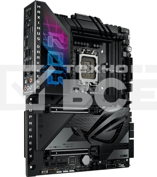Материнская плата ASUS ROG MAXIMUS Z790 DARK HERO, LGA 1700, Intel Z790, 4xDDR5, 4xSATA, 5xM.2, 1xPCIe 5.0 x8, 1xPCIe 5.0 x16, 1xHDMI, 2xUSB-C 3.2 Gen 2, 1x 2.5Gb LAN, 4xUSB-A 3.2 Gen 1, 5xUSB-A 3.2 Gen 2, 5x3.5 мм, 7.1, Standard-ATX