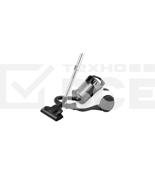 Пылесос Centek CT-2529 белый/черный, 350/2000 Вт, уборка сухая, пылесборник - контейнер, 2 л