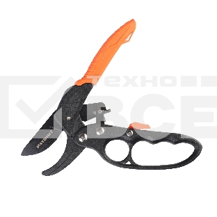 Секатор контактный PATRIOT PBP 205 R, наковаленка, храповый механизм, 205 мм