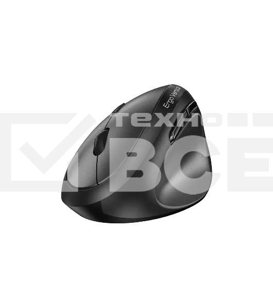 Мышь беспроводная Genius Genius Ergo 8350S /Вертикальная/бесшумная/1200-1600-2400 dpi/BlueEye/6 кнопок/USB-приемник/Bluetooth+2,4 ГГц/батарея AA/темно-серый (31030041400)