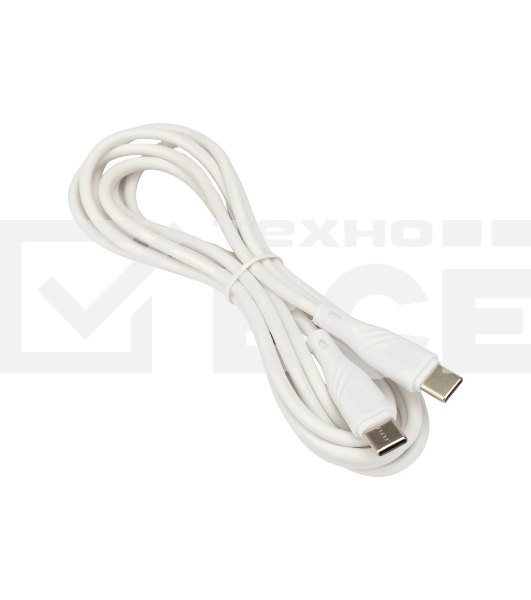 Кабель USB2.0 Cablexpert CCB-USB2-CMCMO1-2MW, TypeC/TypeC, Classic 0.1, 3A, 60Вт, PD/QC3.0, медь, 2м, белый, коробка