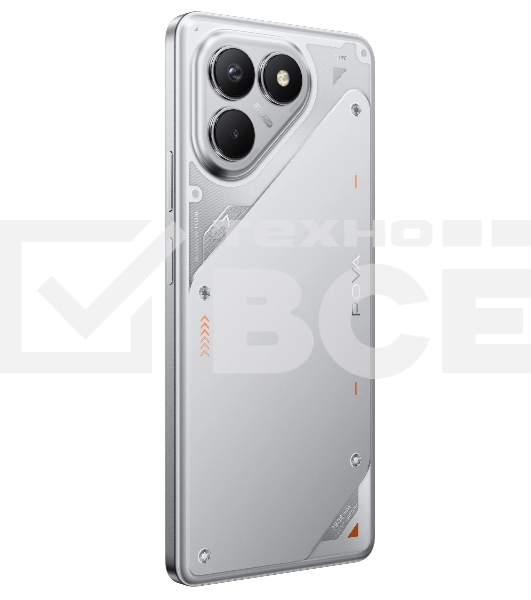 Смартфон Tecno POVA 7 Neo 8/128Gb, серебристый