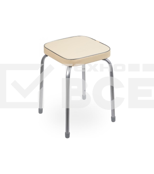 Табурет НИКА Фабрик-3 ТФ03/СК 32х32 см, слоновая кость