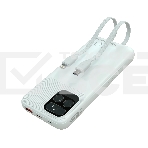 Портативный аккумулятор More choice (4620202550606) PB55-10 с кабелем 1USB 3.0A - 10000mAh белый, фото 1