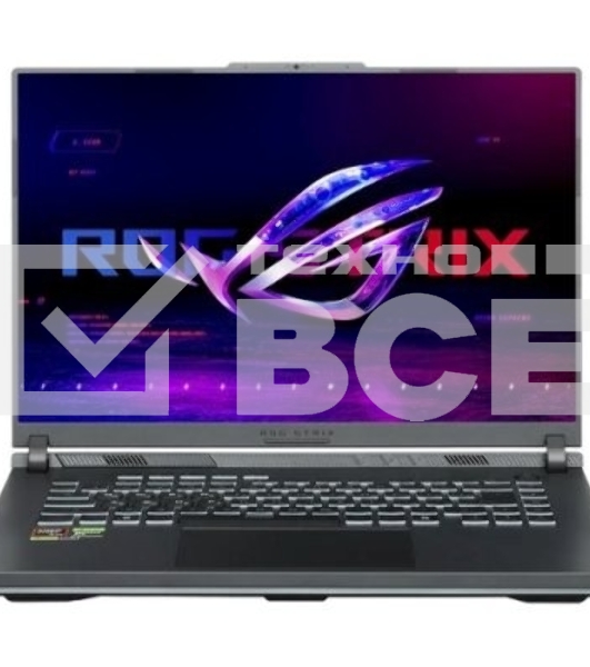 Ноутбук ASUS ROG Strix G16 G614PR-RV027 серый AMD Ryzen 9 8940HX 2400MHz/16'/1920x1200/16Gb/1024Gb SSD/NVIDIA GeForce RTX 5070 Ti 12Gb/Wi-Fi/Bluetooth/Windows 11 Pro