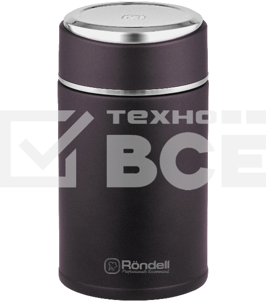 Термос для еды RONDELL RDS-1661, 0.7 л, бордовый