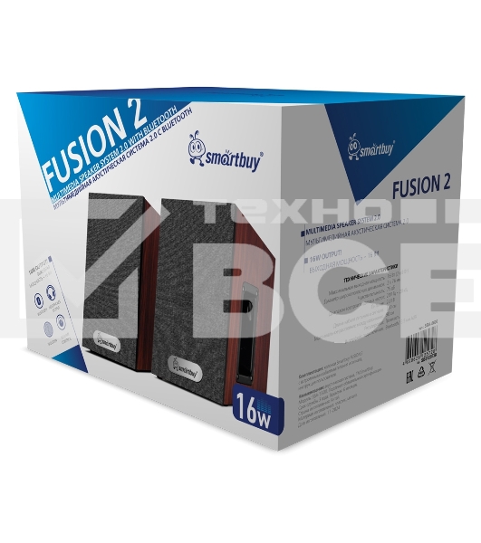 Портативная колонка Smartbuy (SBA-5600) FUSION 2 дерево