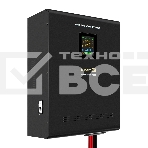 Источник бесперебойного питания (инвертор, синус, для котла, настенный) ExeGate FineSine SX-7000.LCD.AVR.2SH.T 7000VA/5000W, чистая синусоида, цветной LCD-дисплей, AVR, 2*Schuko+клеммы, линейно-интерактивный, внешняя батарея 48В до 200А·ч (поставляется отдельно), крепление настенное, черный, фото 1