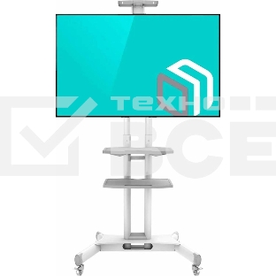 Стойка для телевизора с кронштейном ONKRON TS1552 40'-70', мобильная, белый