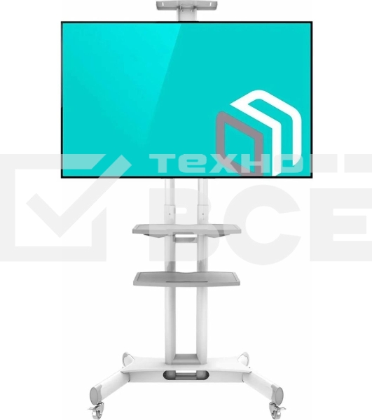 Стойка для телевизора с кронштейном ONKRON TS1552 40'-70', мобильная, белый