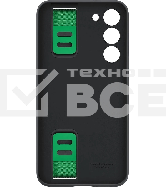 Чехол (клип-кейс) Samsung для Samsung Galaxy S23+ Silicone Grip Case черный (EF-GS916TBEGRU)