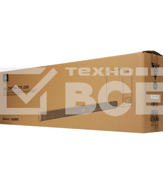 Саундбар JBL STV J200 2.1 60Вт+20Вт черный