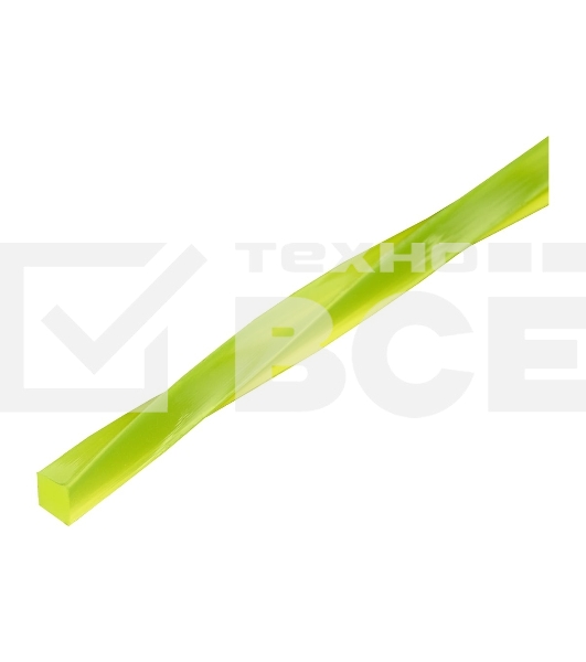 Леска для триммера Denzel витой квадрат, 2,0мм х 357м, на DIN катушке FLEX CORD