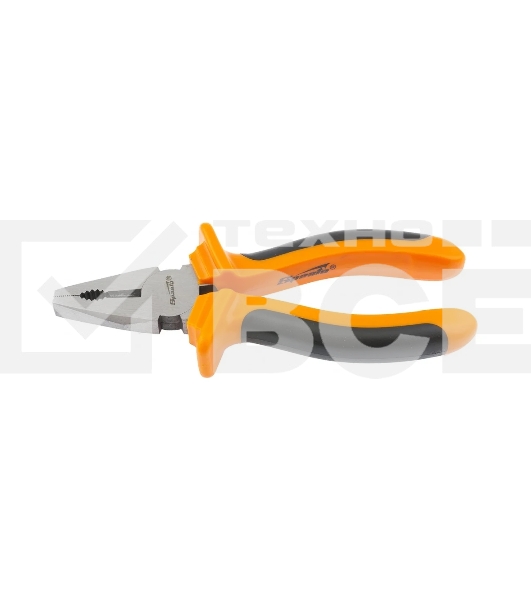 Плоскогубцы Sparta Comfort 180 мм, комбинированные шлифованные, двухкомпонентные рукоятки