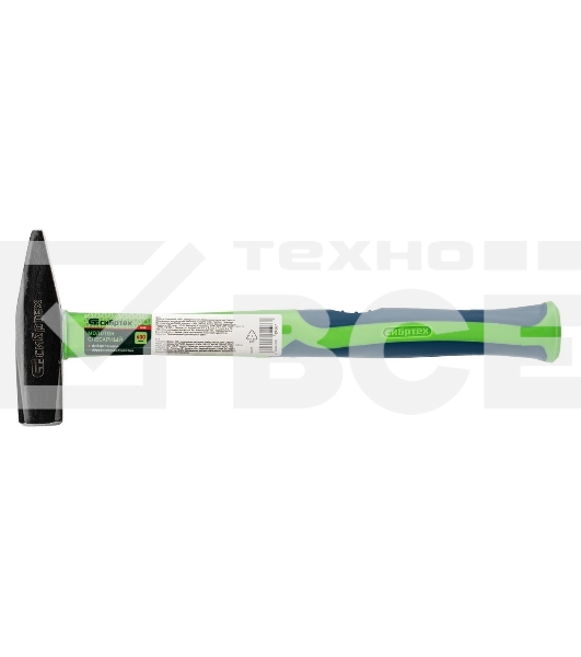 Молоток слесарный Сибртех 400 г, фибергласовая обрезиненная рукоятка