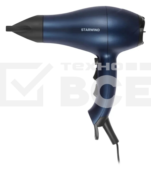Фен Starwind SHD 6062 синий/черный, 1800 Вт, ионизация